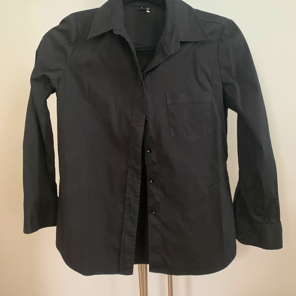 Theory Solid Button Down Shirt - image 1